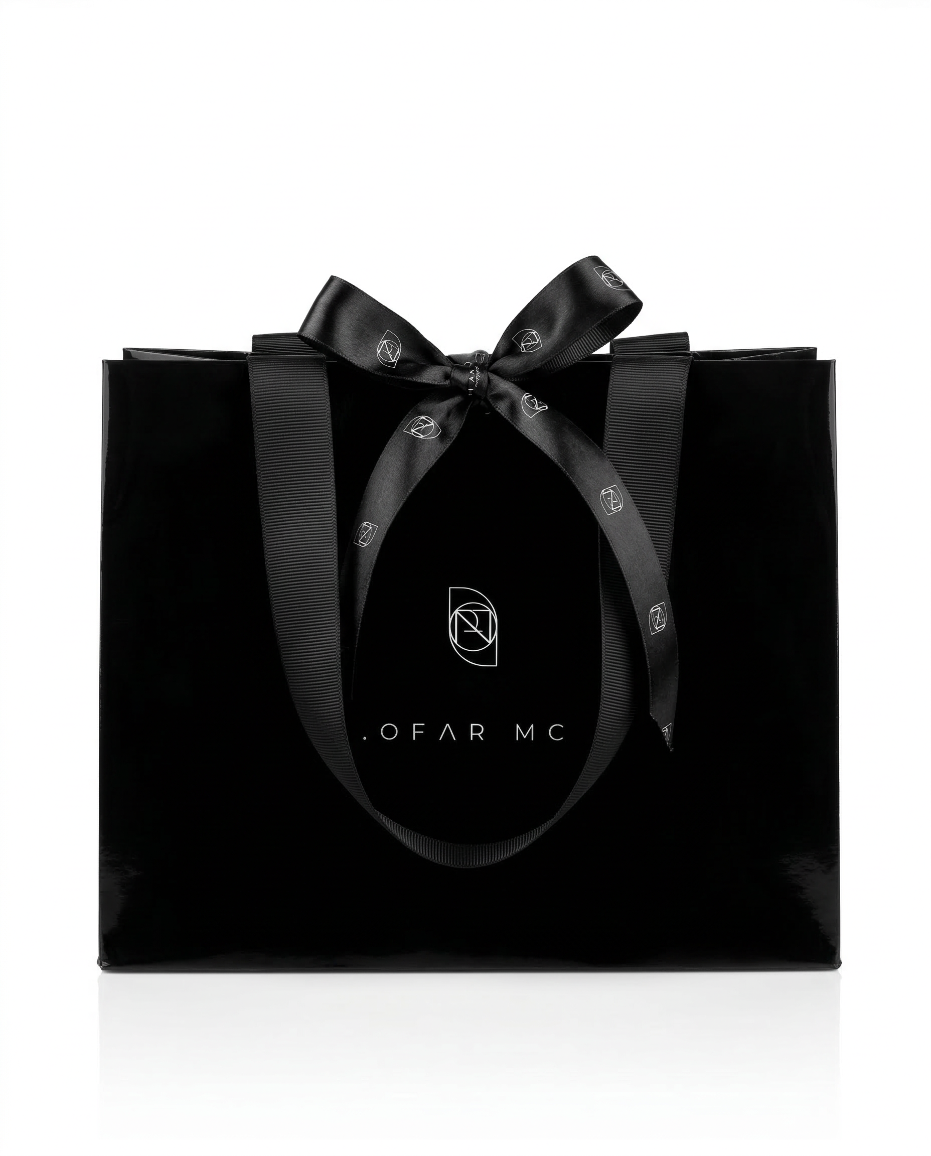 שקית ממותגת עם סרט